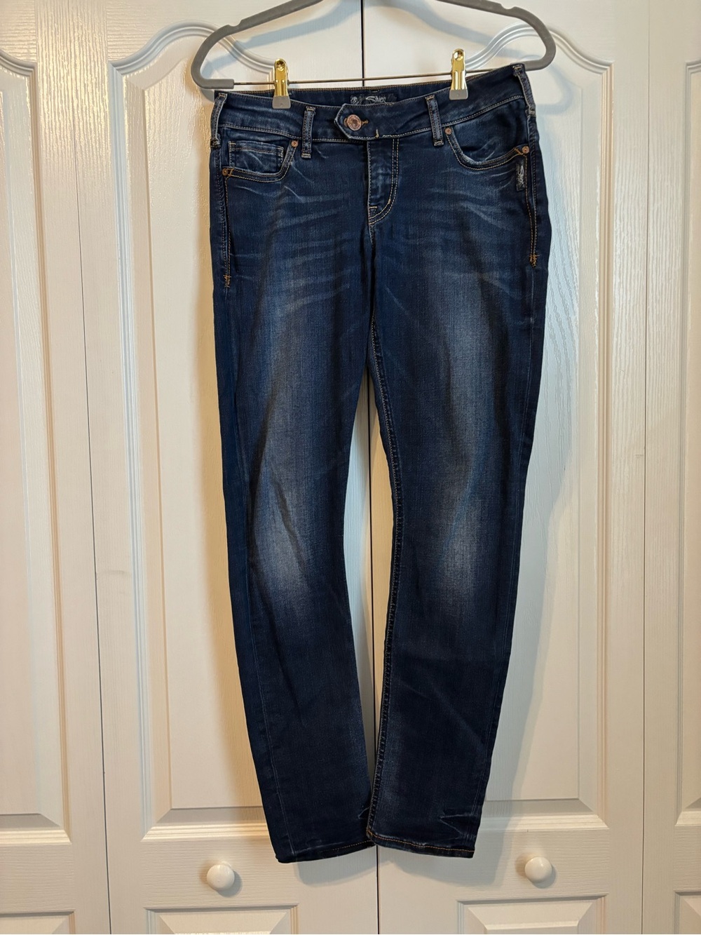 Silver Jeans skinny Dark Indigo Wash Jeans